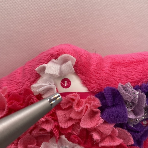 Plush Craft Plush Pink White Unicorn Pillow Decor 8" - Picture 9 of 9